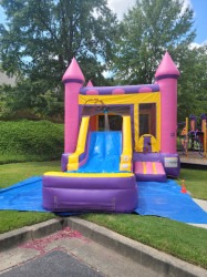 Pink Jump and slide (WET)